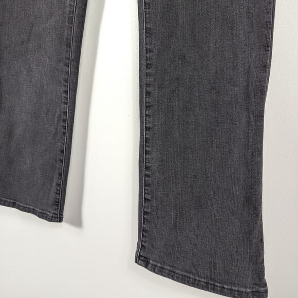 Madewell Jeans Women's Size 23 Cali Demi Boot Gray Button Fly - Picture 3 of 9